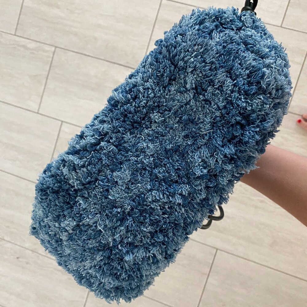 LOEWE Medium Denim Flamenco Purse Fluffy - Picture 8 of 16